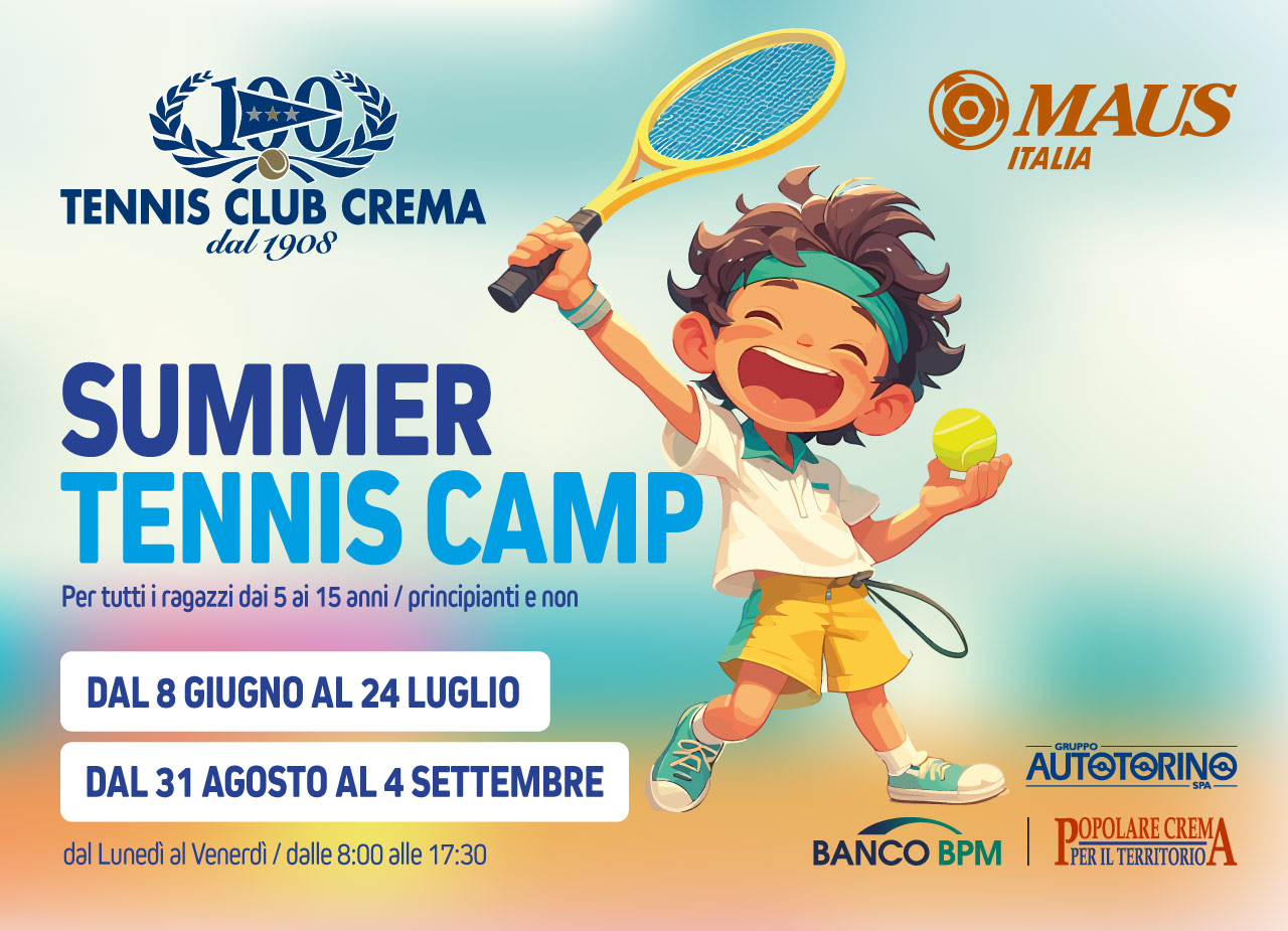 Summer camp 2024 - Tennis Club crema
