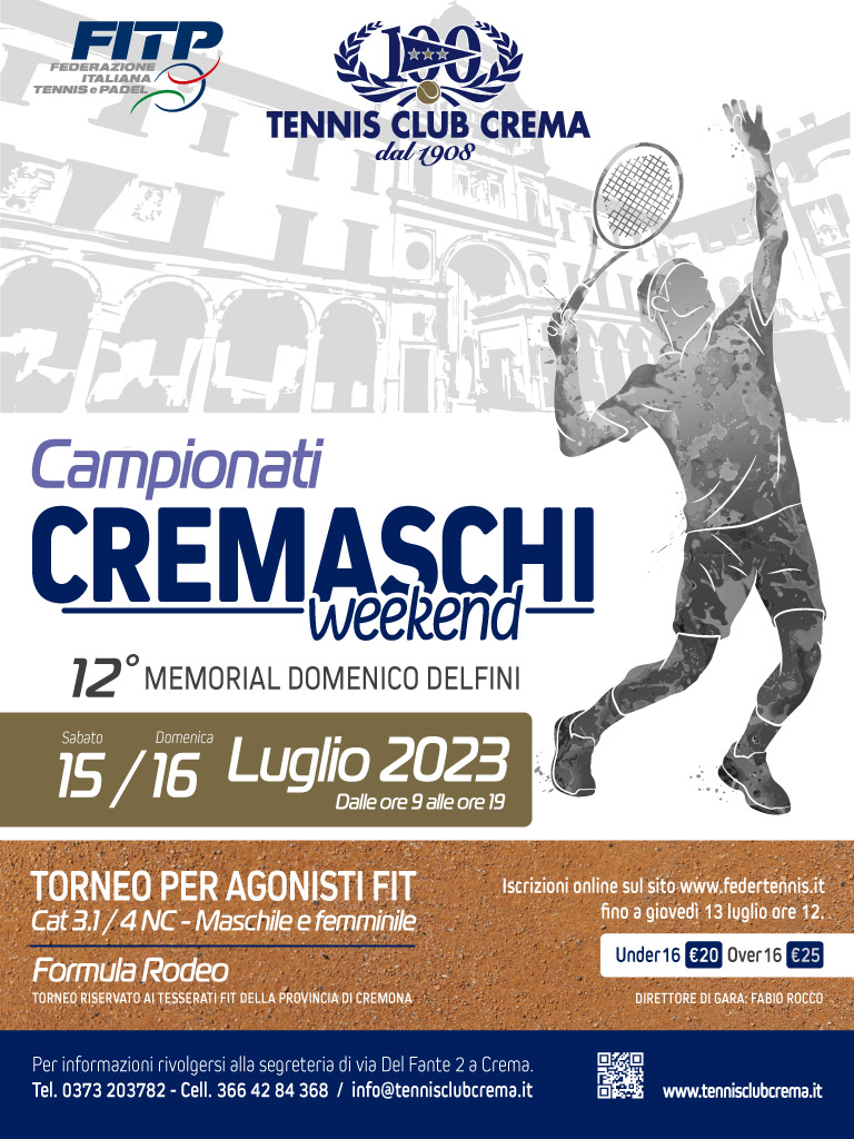 Campionati provinciali Cremaschi di Tennis