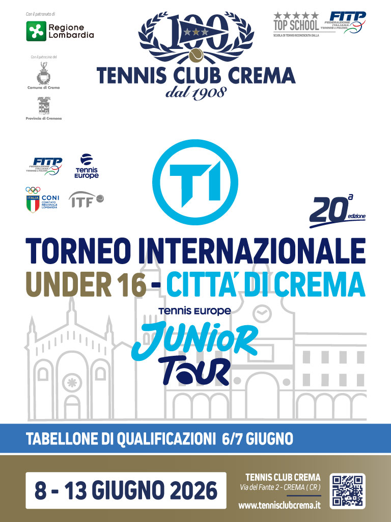Torneo internazionale tennis Under 16